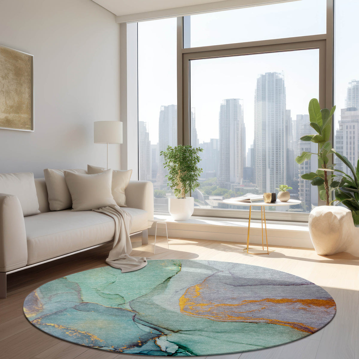 Chantille ACN506 Teal Rug