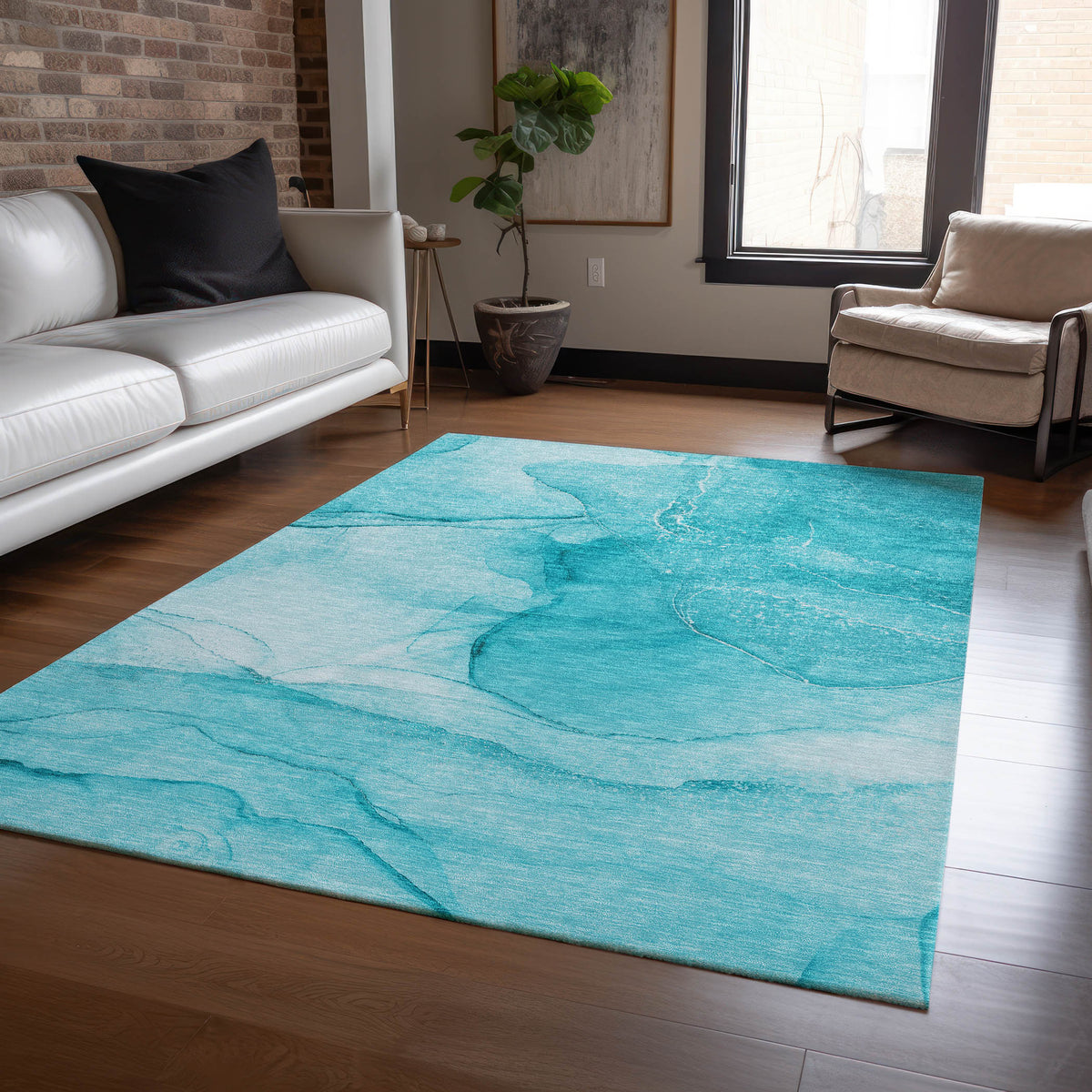 Chantille ACN507 Teal Rug