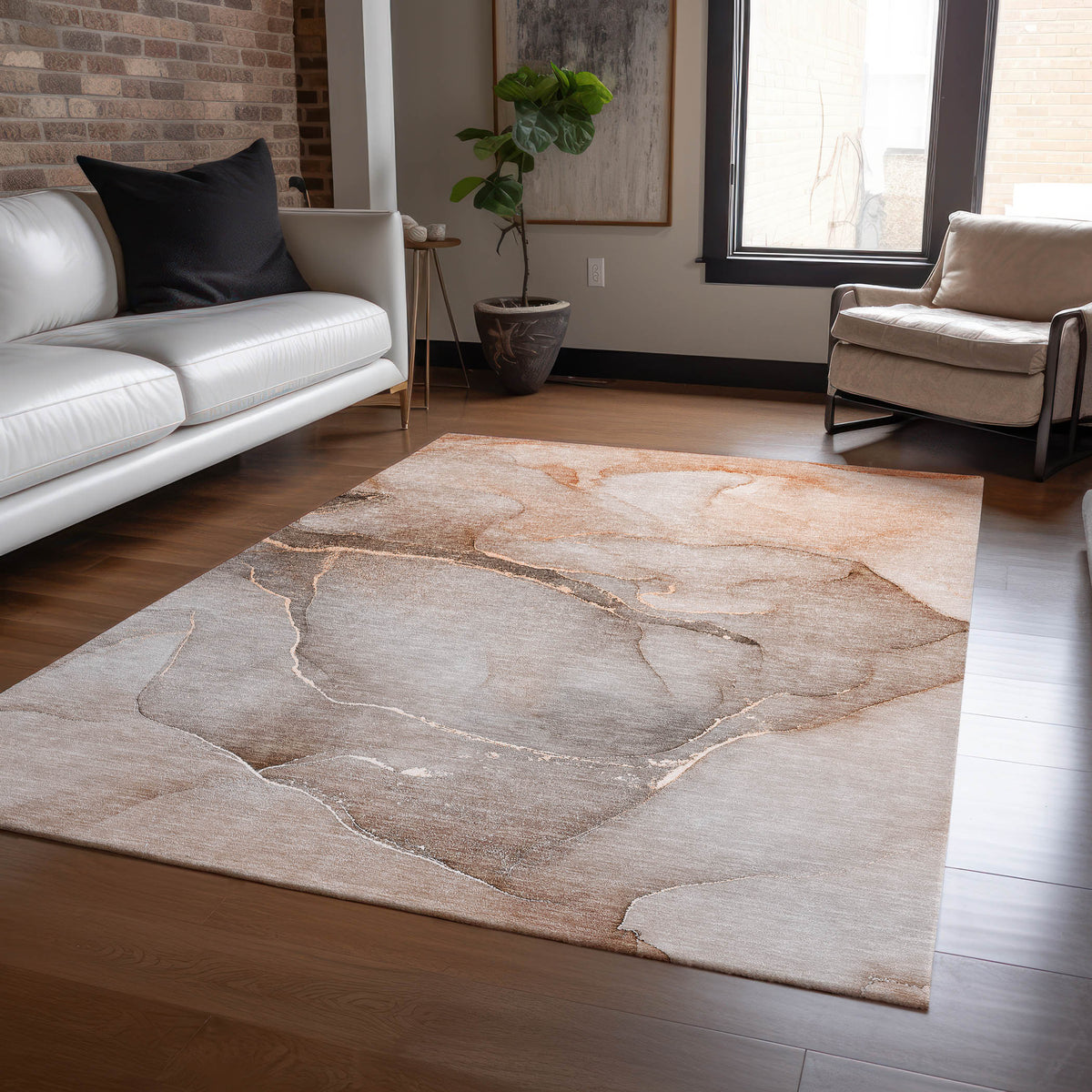 Chantille ACN508 Taupe Rug