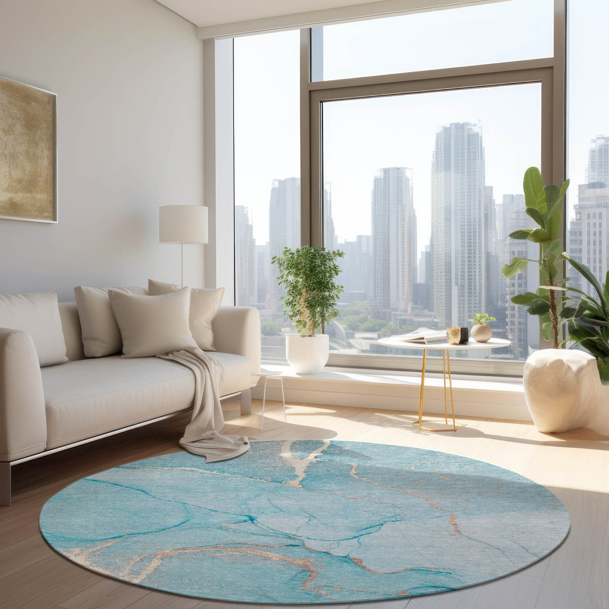 Chantille ACN510 Teal Rug