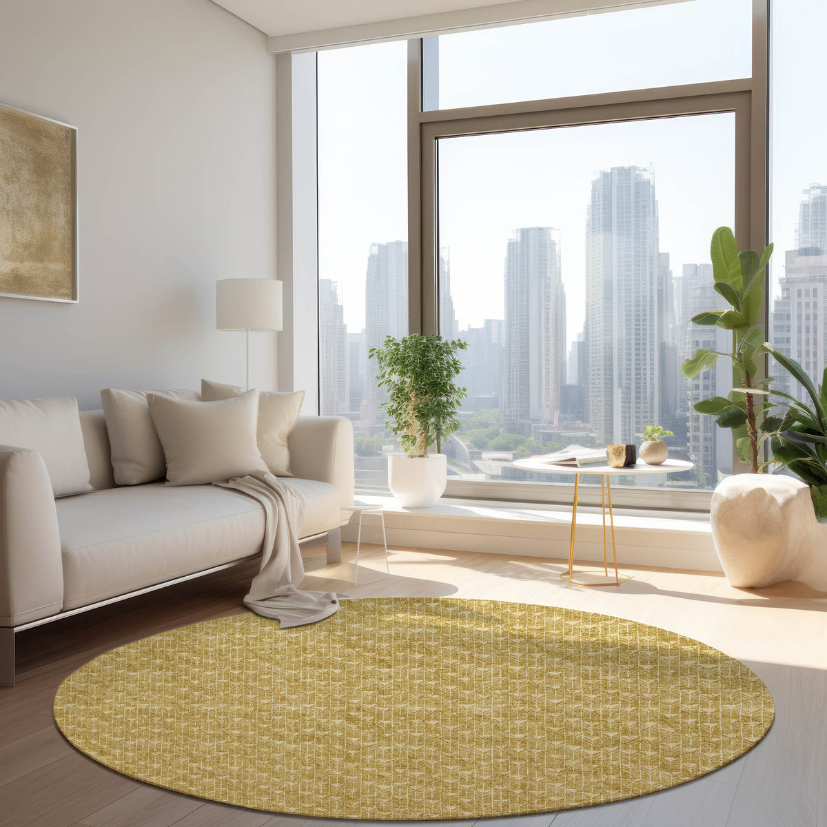 Chantille ACN514 Gold Rug