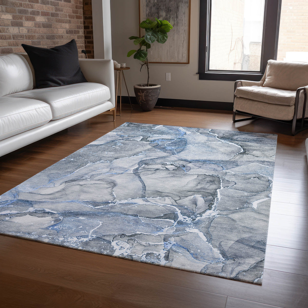 Chantille ACN519 Blue Rug