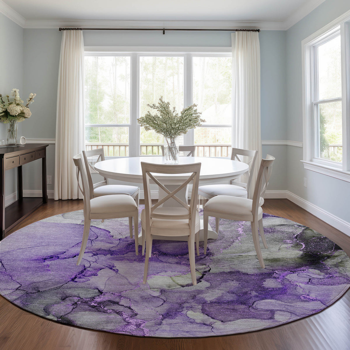 Chantille ACN520 Purple Rug