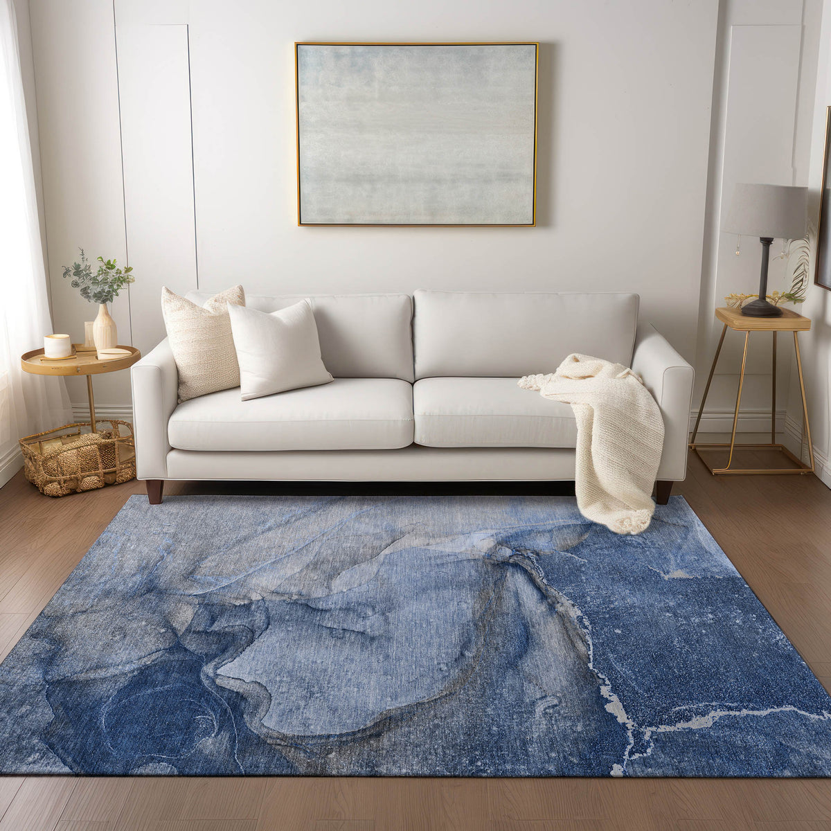 Chantille ACN524 Navy Rug
