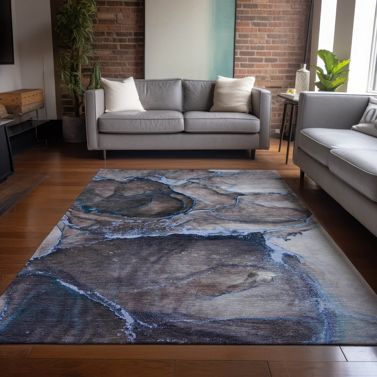 Chantille ACN525 Navy Rug