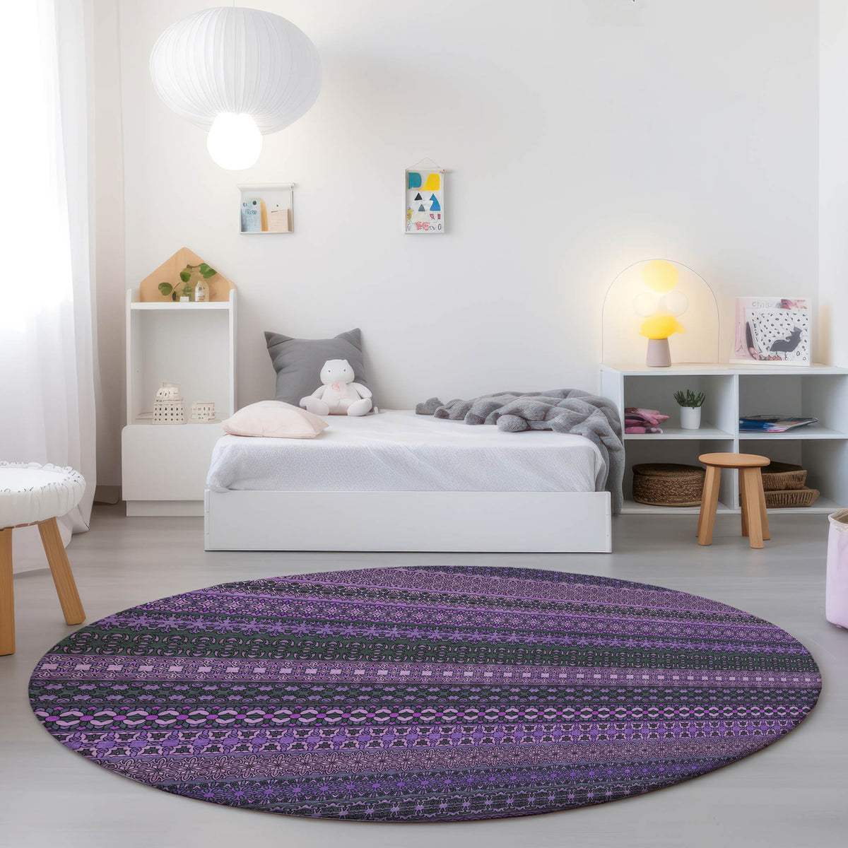 Chantille ACN527 Purple Rug