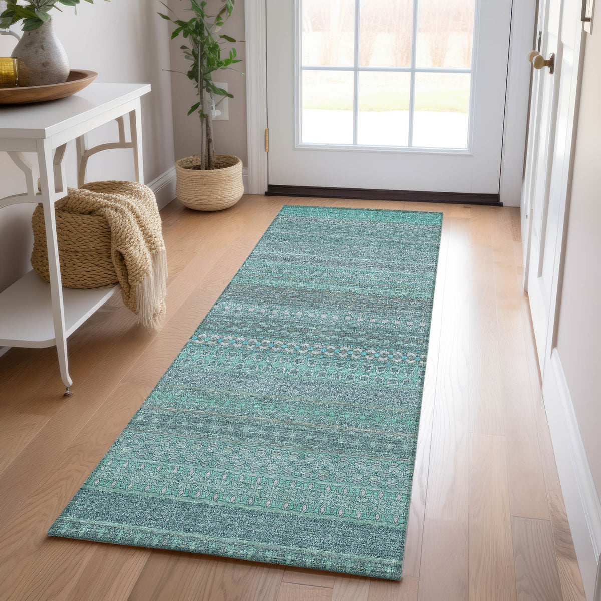 Chantille ACN527 Turquoise Rug