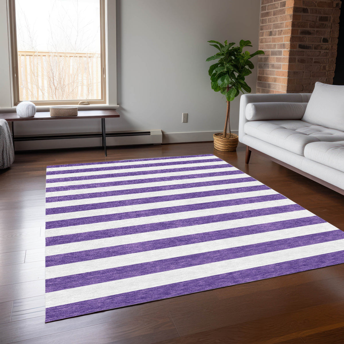 Chantille ACN528 Purple Rug