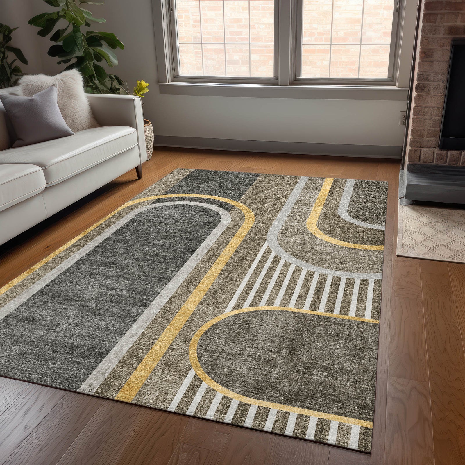 Chantille ACN532 Taupe Rug