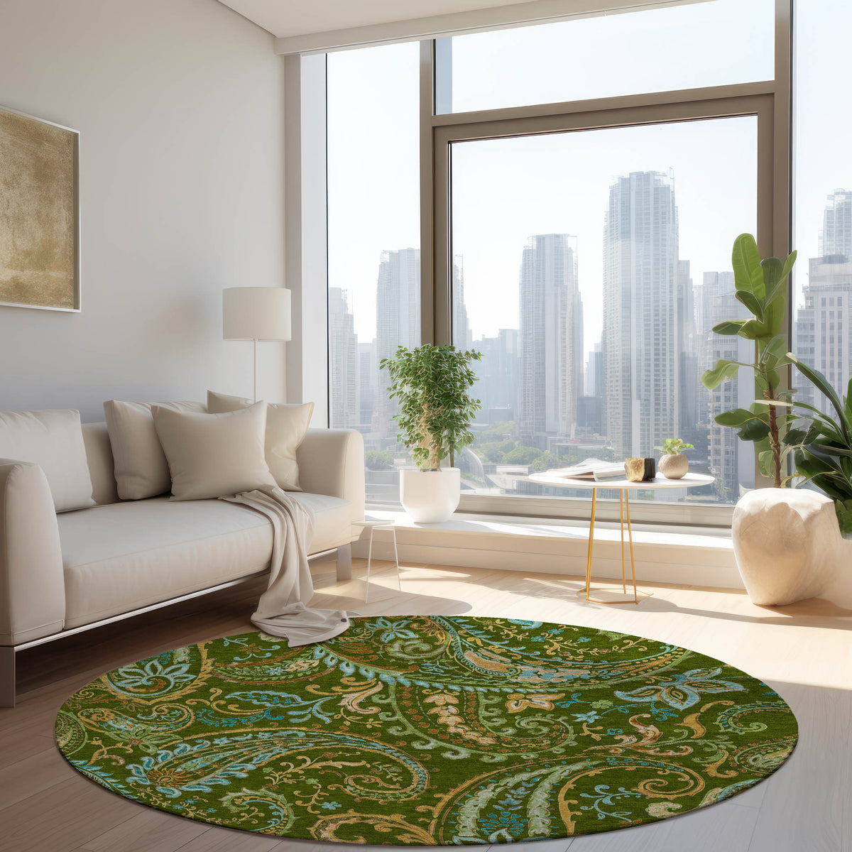 Chantille ACN533 Green Rug