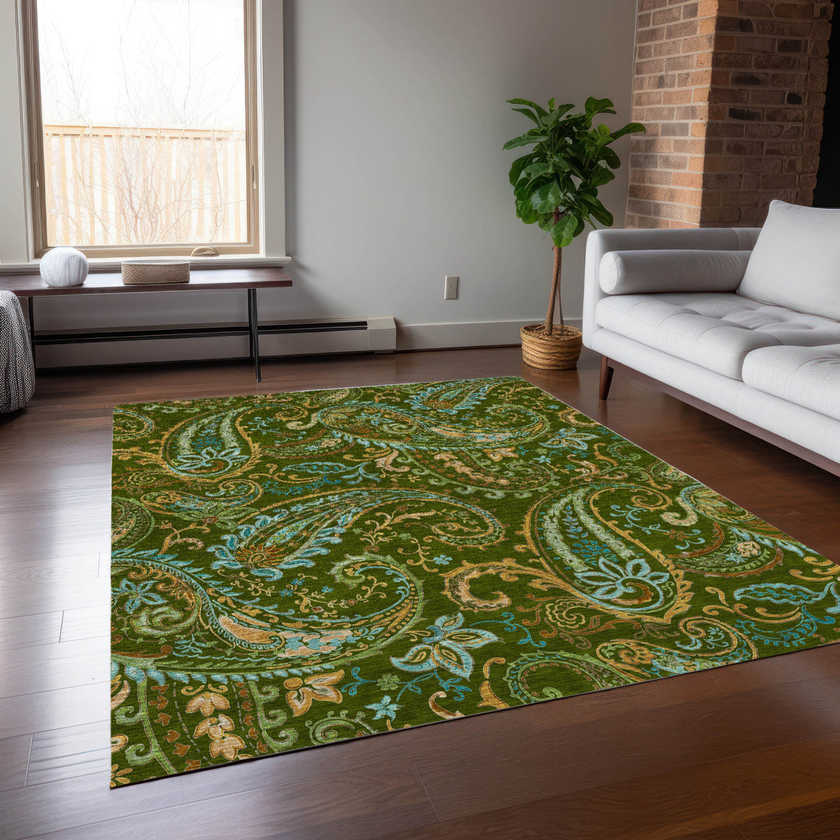 Chantille ACN533 Green Rug