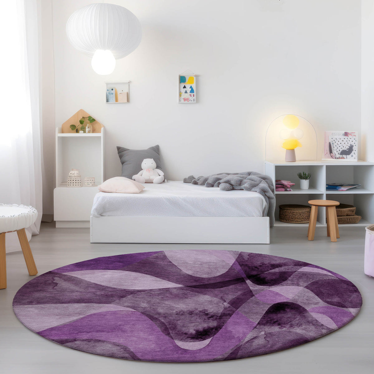 Chantille ACN536 Purple Rug