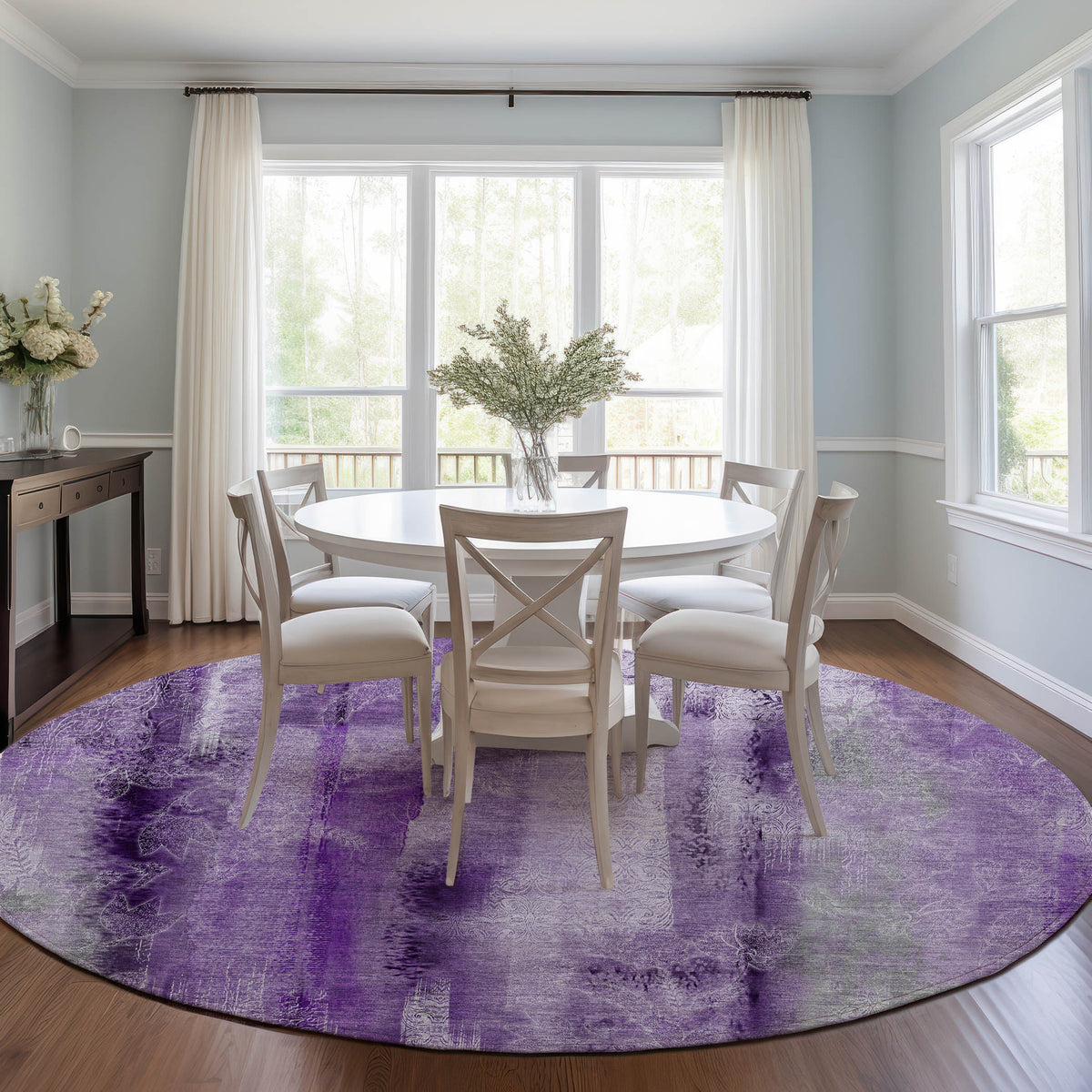 Chantille ACN537 Purple Rug