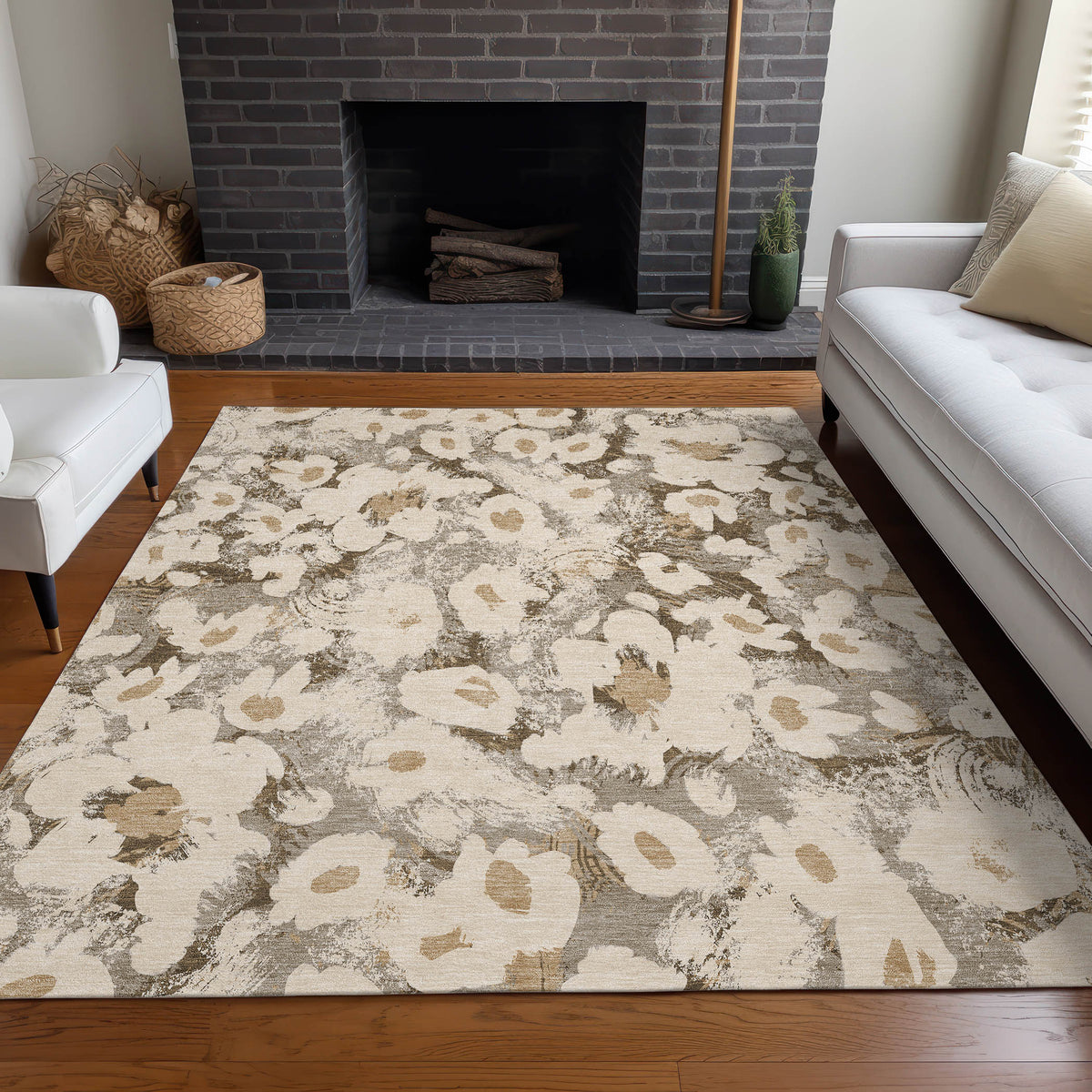 Chantille ACN538 Khaki Rug