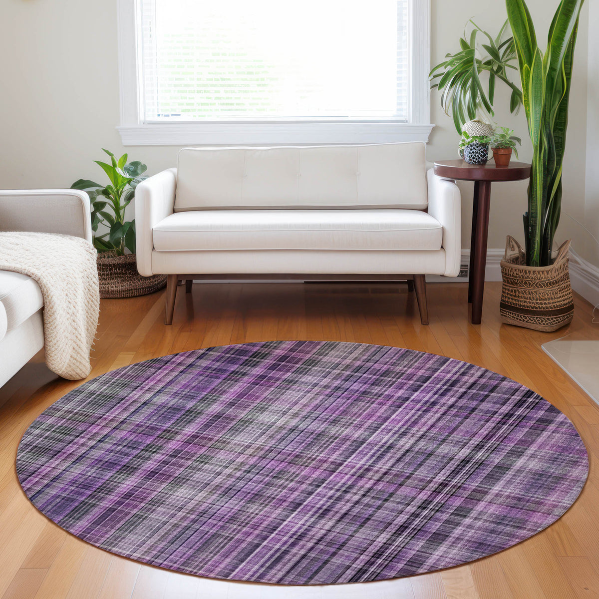 Chantille ACN541 Purple Rug