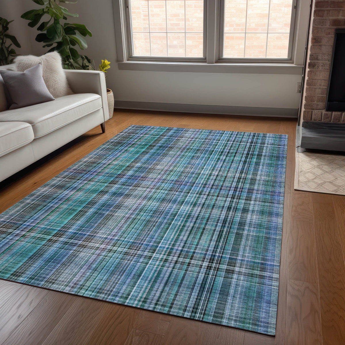 Chantille ACN541 Teal Rug
