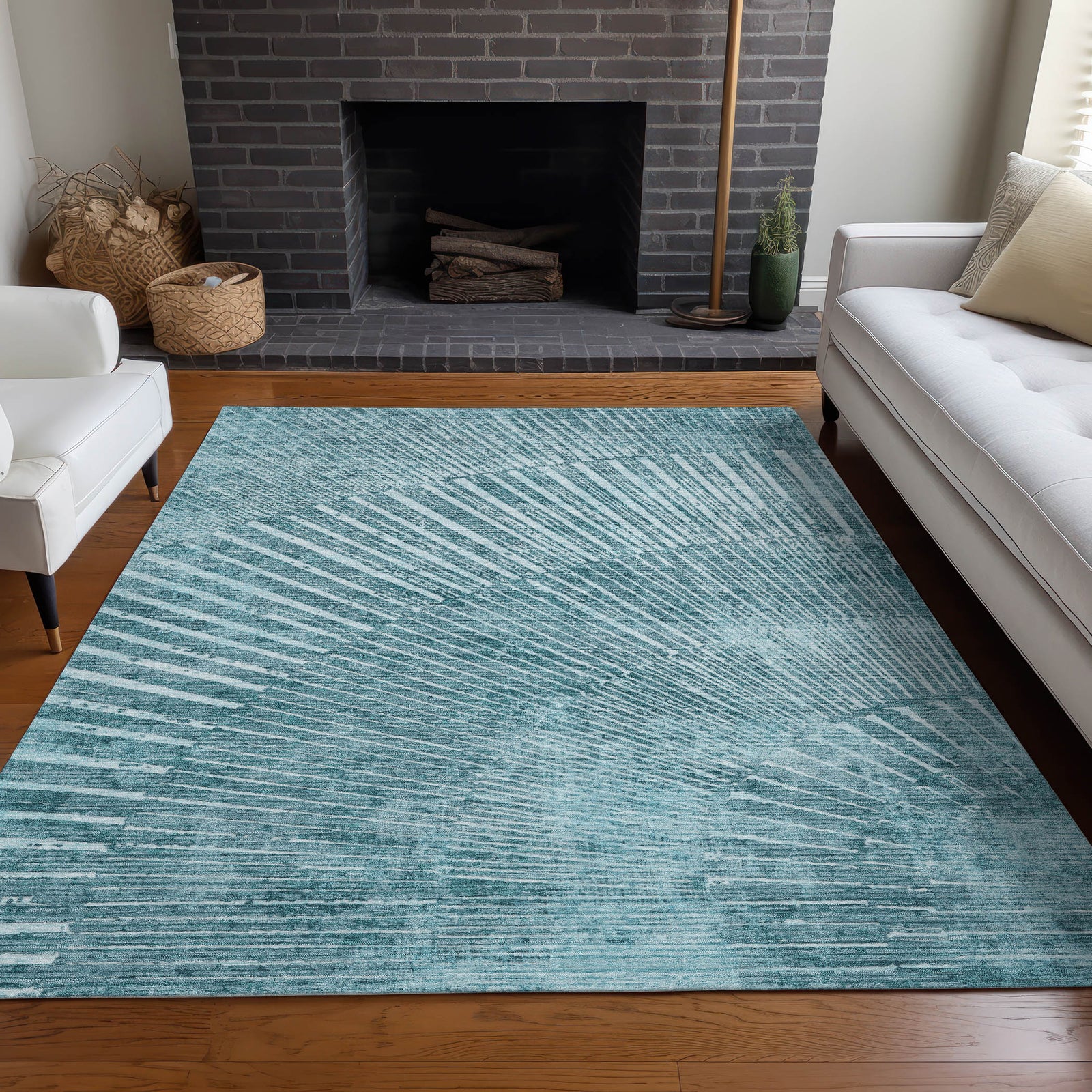 Chantille ACN542 Teal Rug