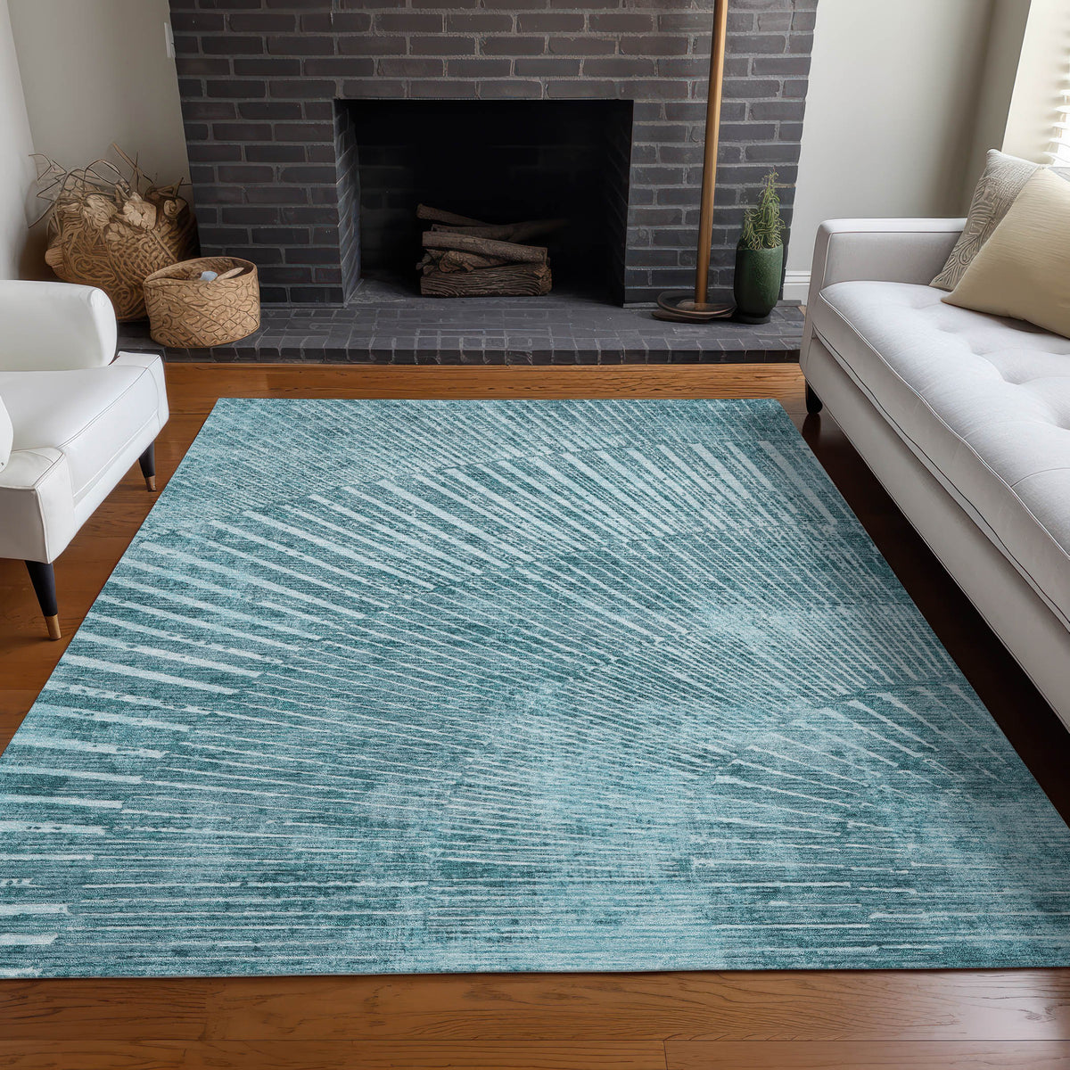 Chantille ACN542 Teal Rug