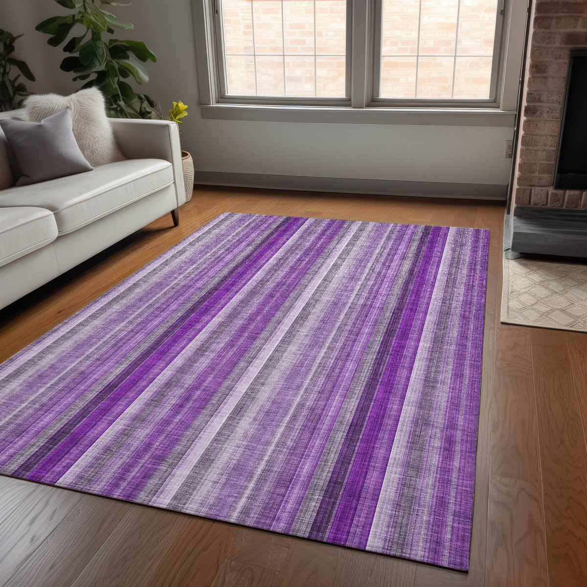 Chantille ACN543 Purple Rug