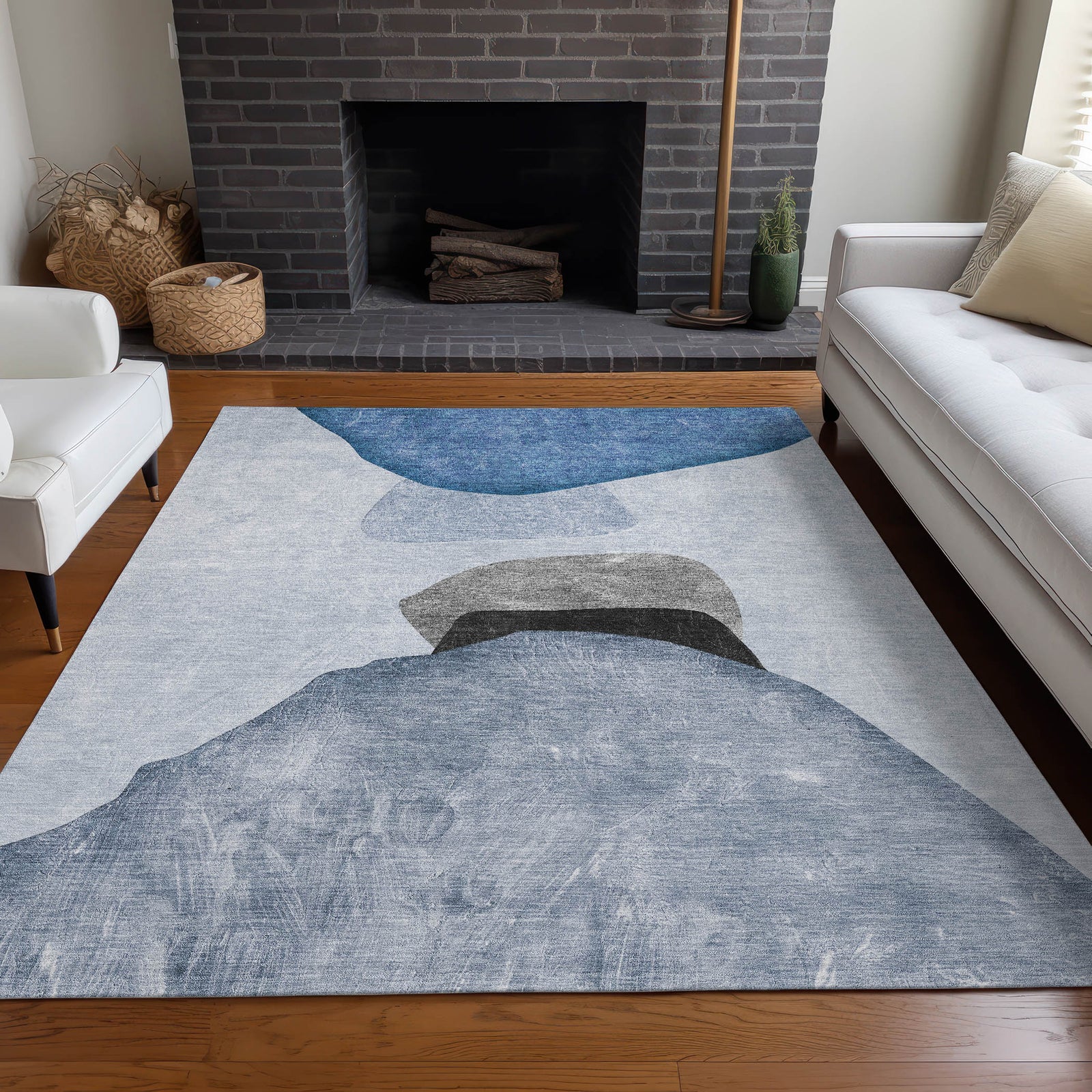 Chantille ACN547 Blue Rug