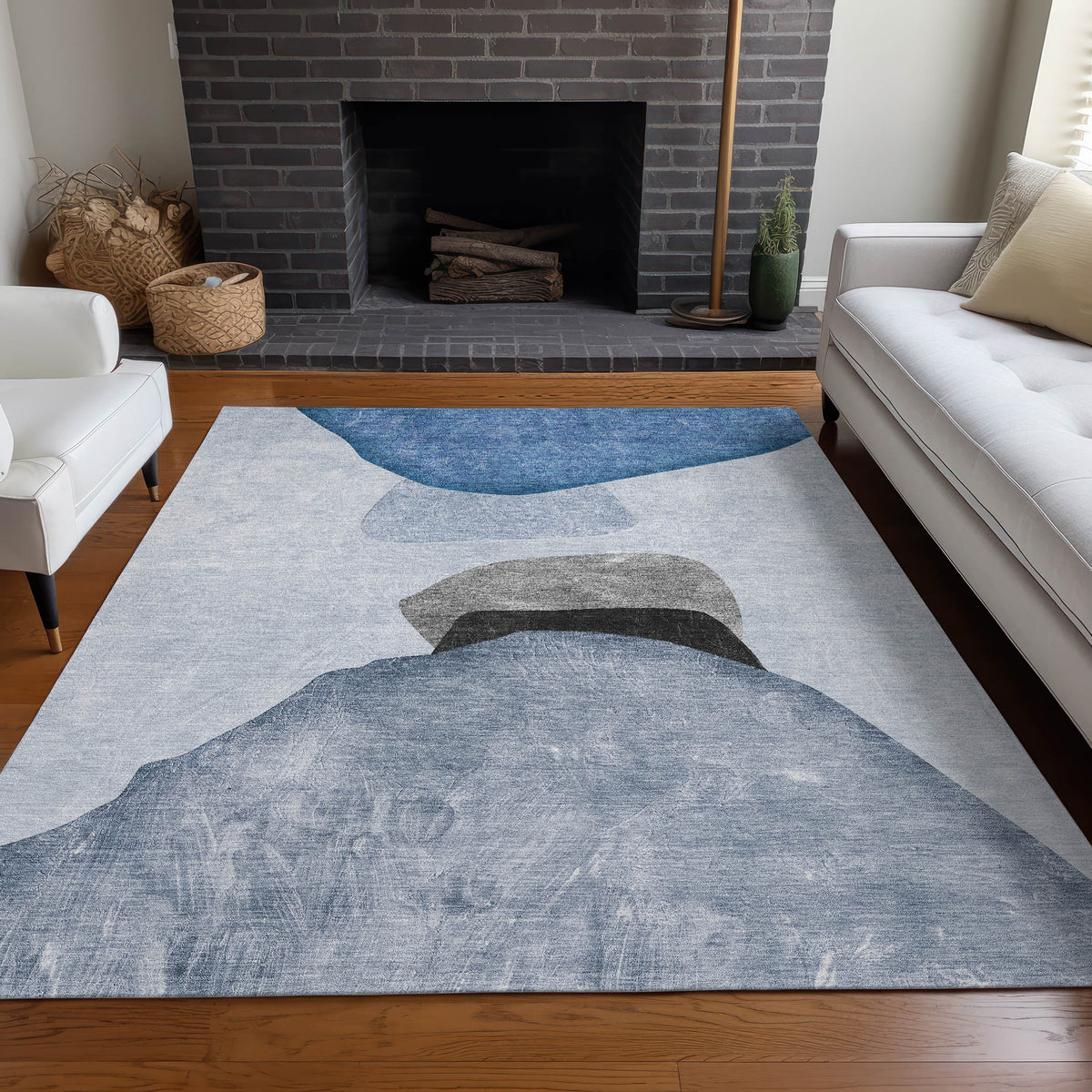 Chantille ACN547 Blue Rug
