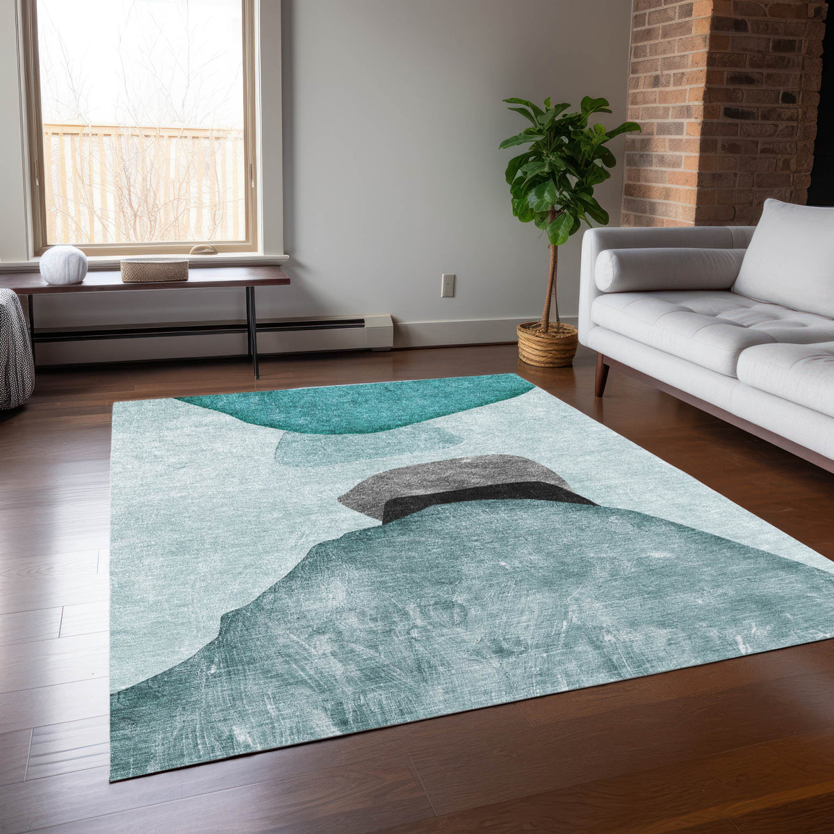 Chantille ACN547 Teal Rug