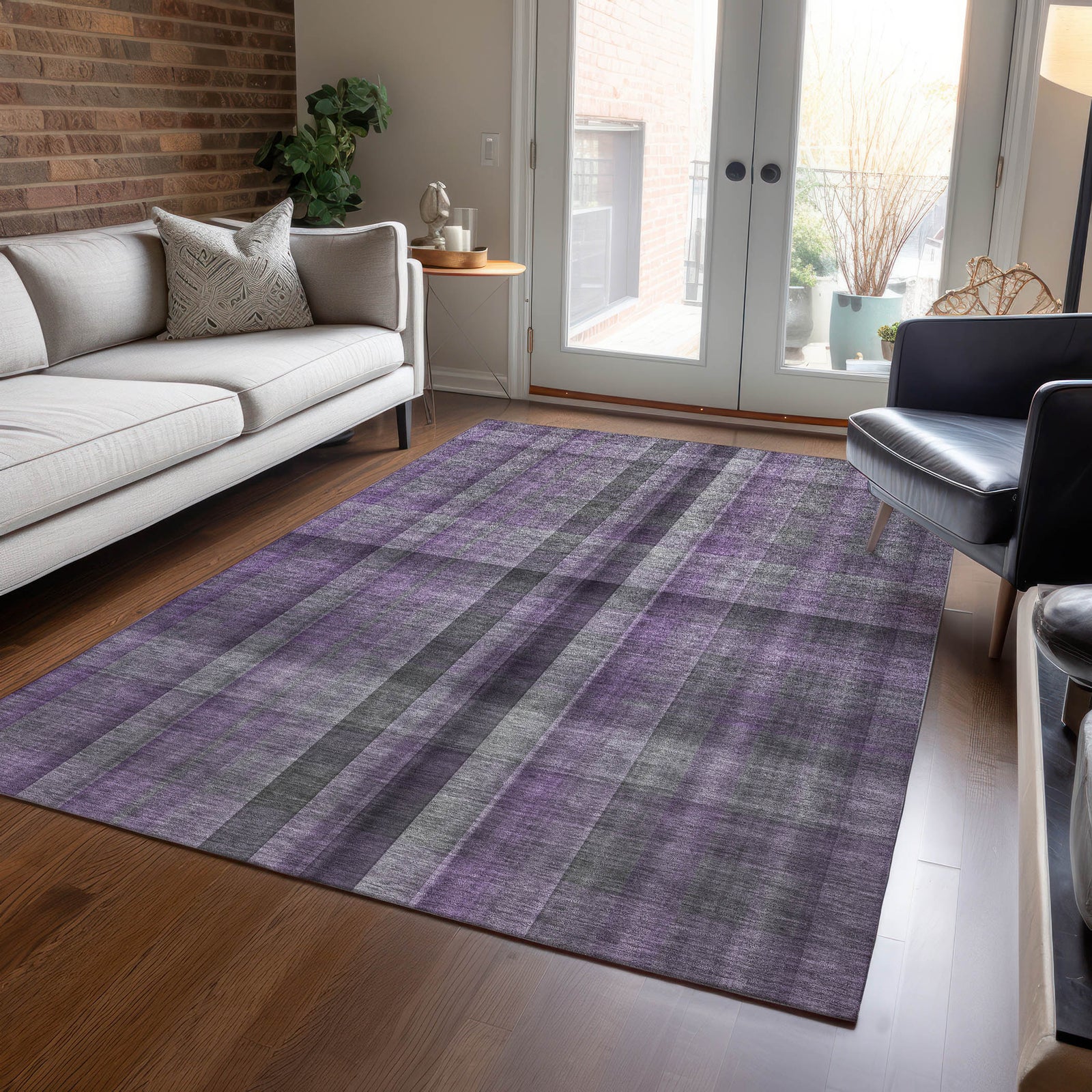 Chantille ACN548 Purple Rug