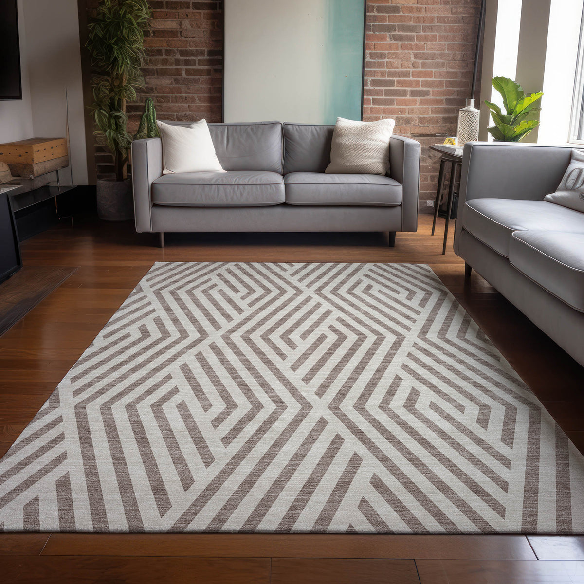 Chantille ACN550 Taupe Rug