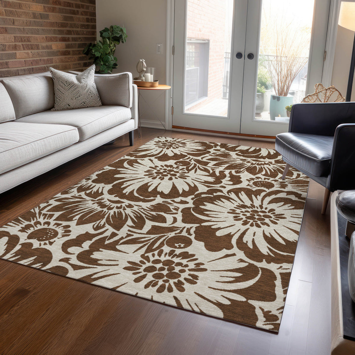 Chantille ACN551 Brown Rug