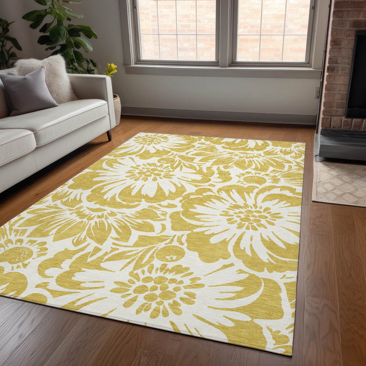 Chantille ACN551 Gold Rug