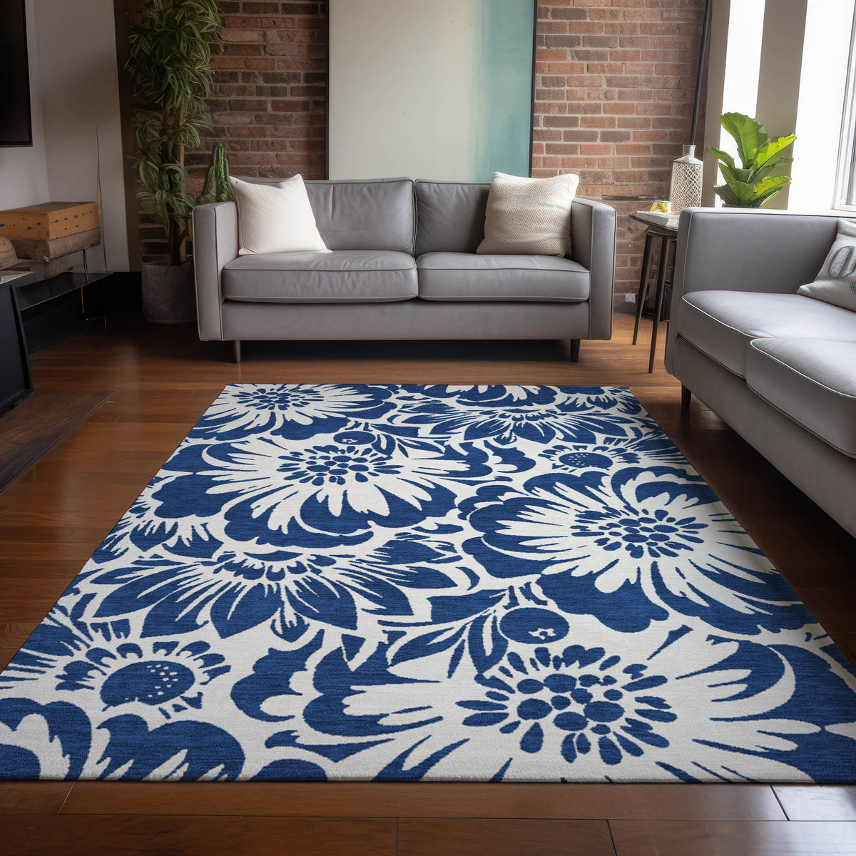 Chantille ACN551 Navy Rug