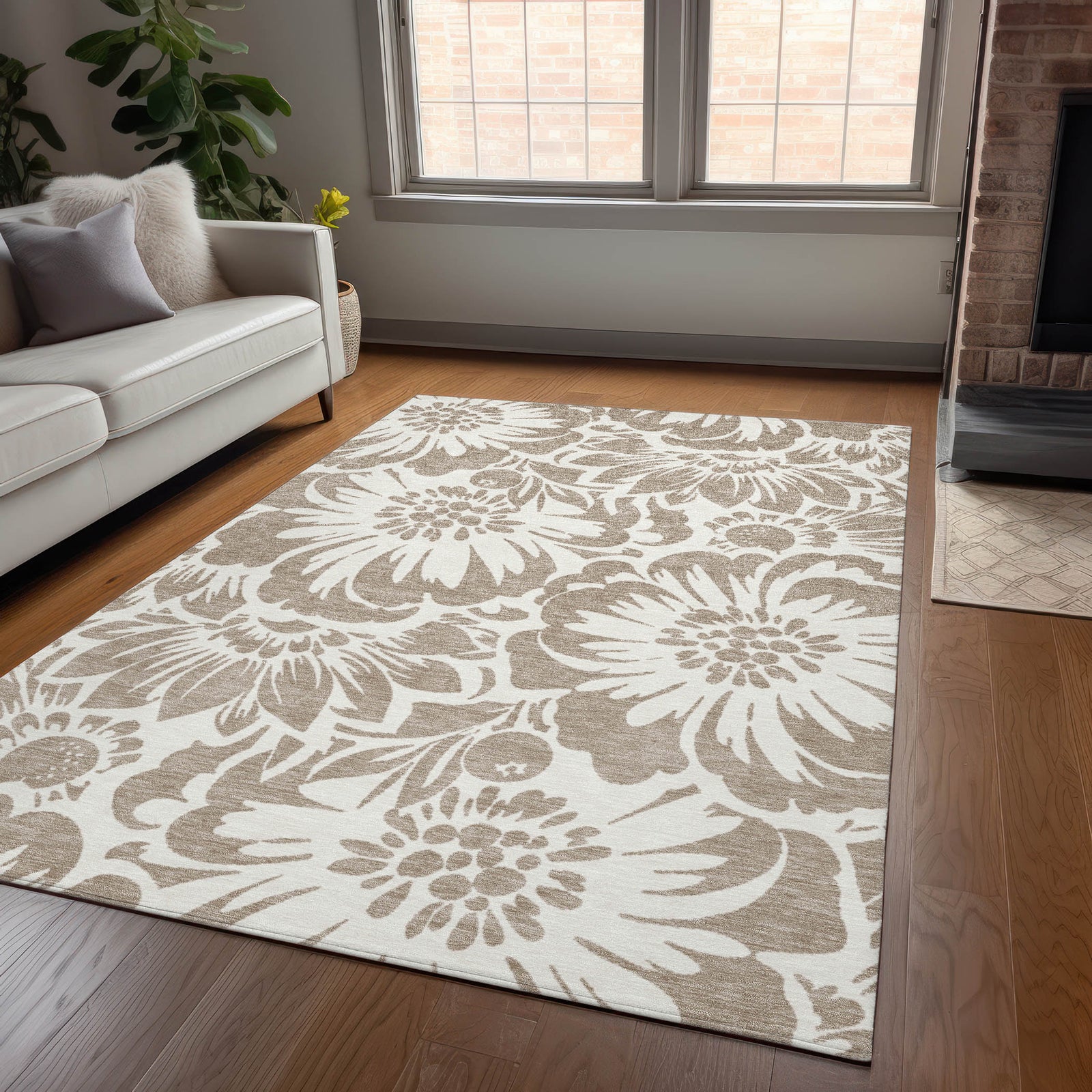 Chantille ACN551 Taupe Rug