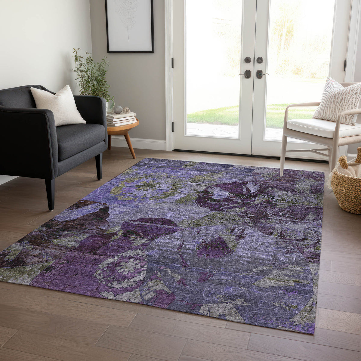 Chantille ACN555 Purple Rug