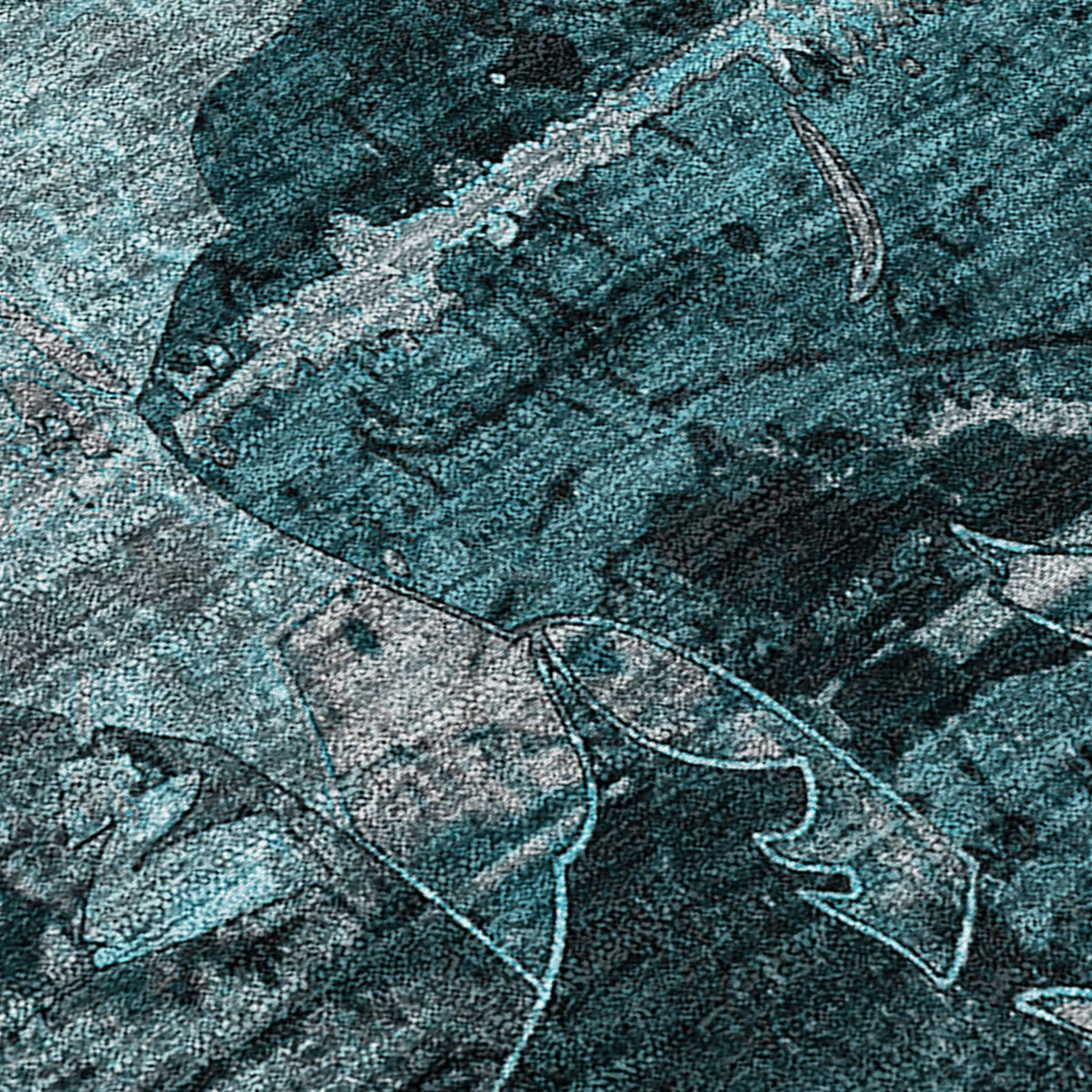 Chantille ACN555 Teal Rug