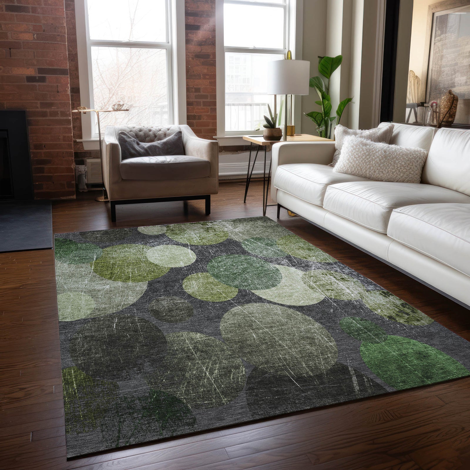 Chantille ACN556 Green Rug
