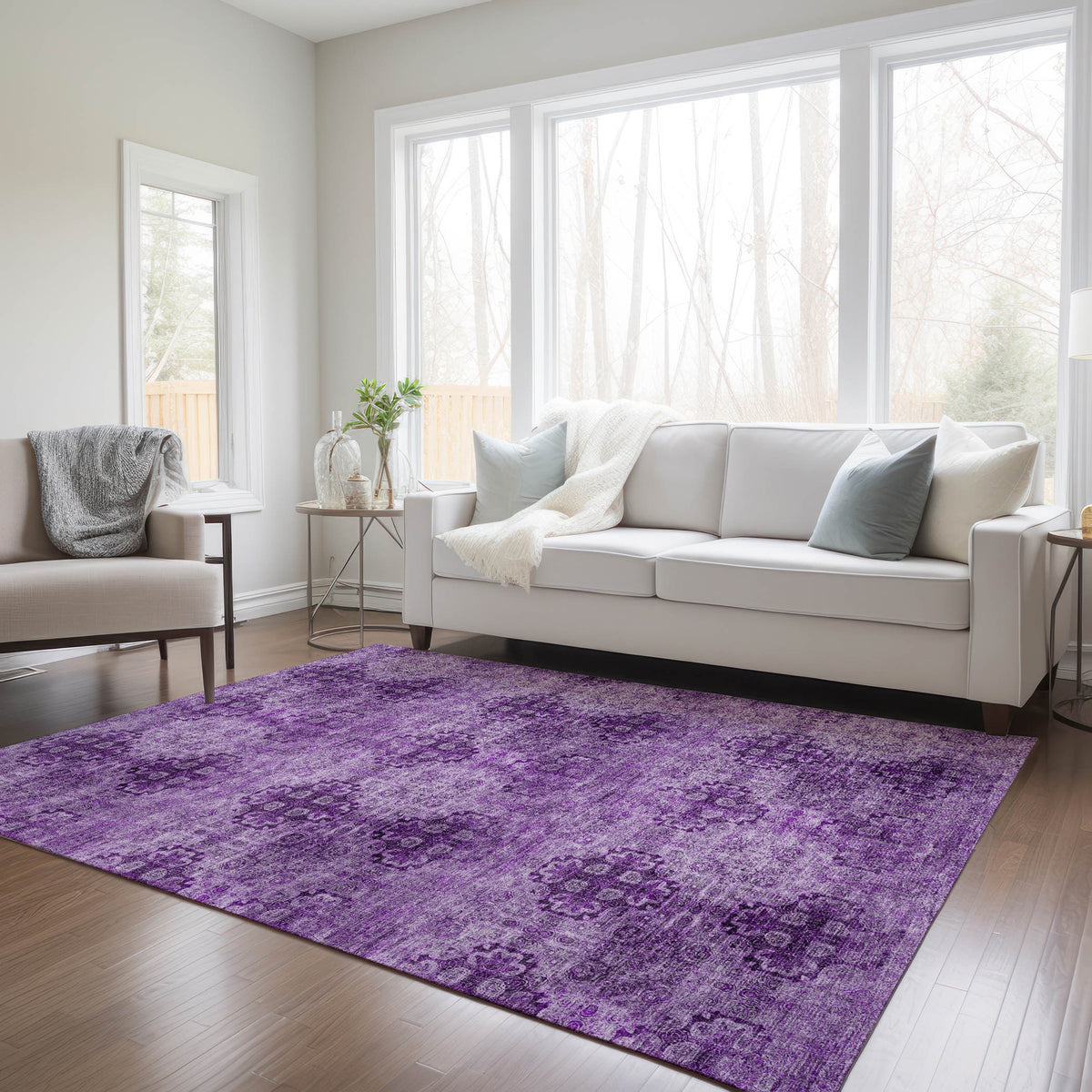 Chantille ACN557 Eggplant Rug