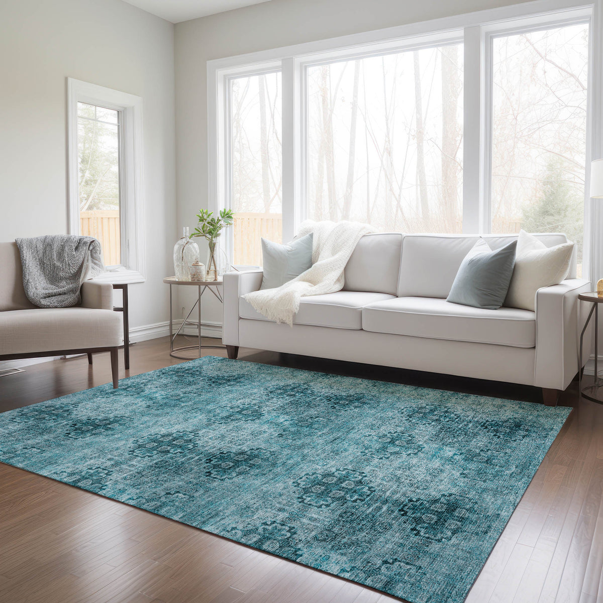 Chantille ACN557 Teal Rug