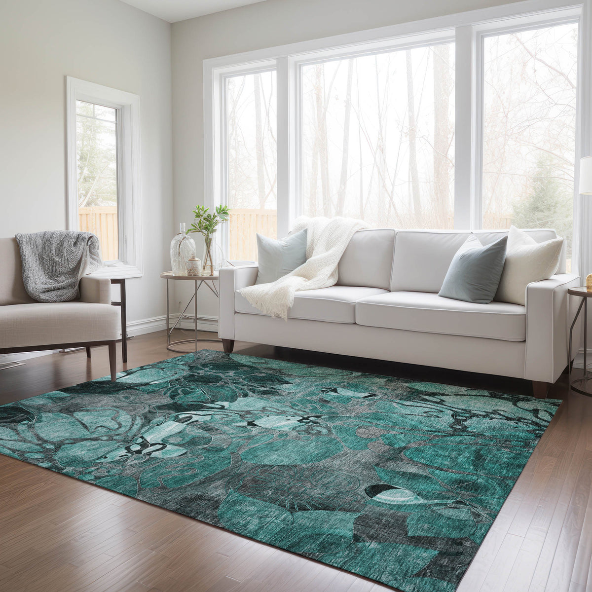 Chantille ACN558 Teal Rug