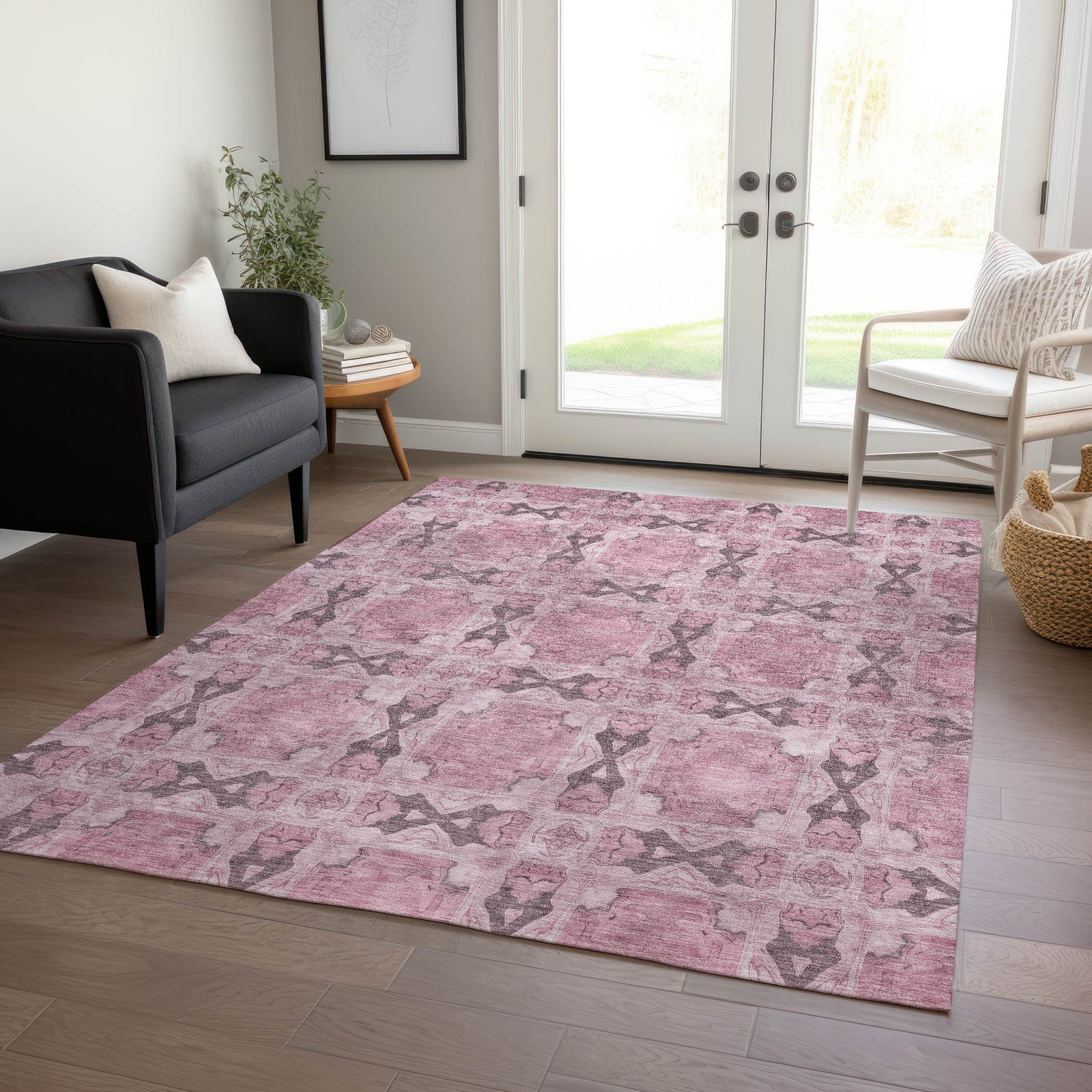 Chantille ACN564 Pink Rug