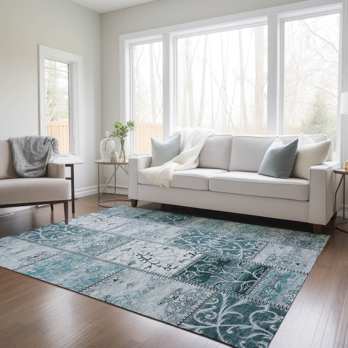 Chantille ACN566 Teal Rug