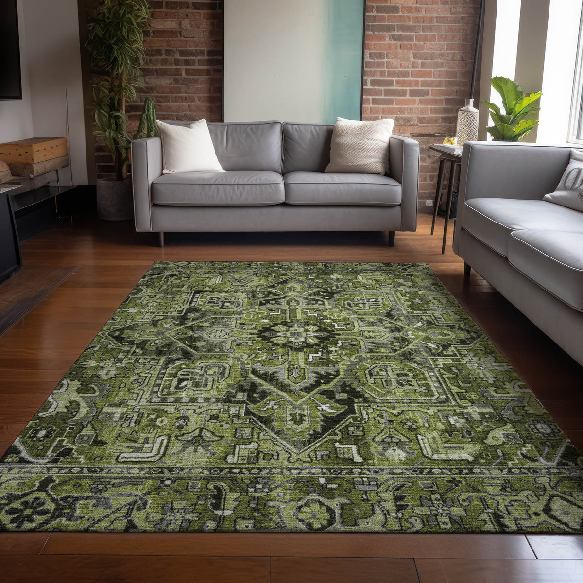 Chantille ACN570 Olive Rug
