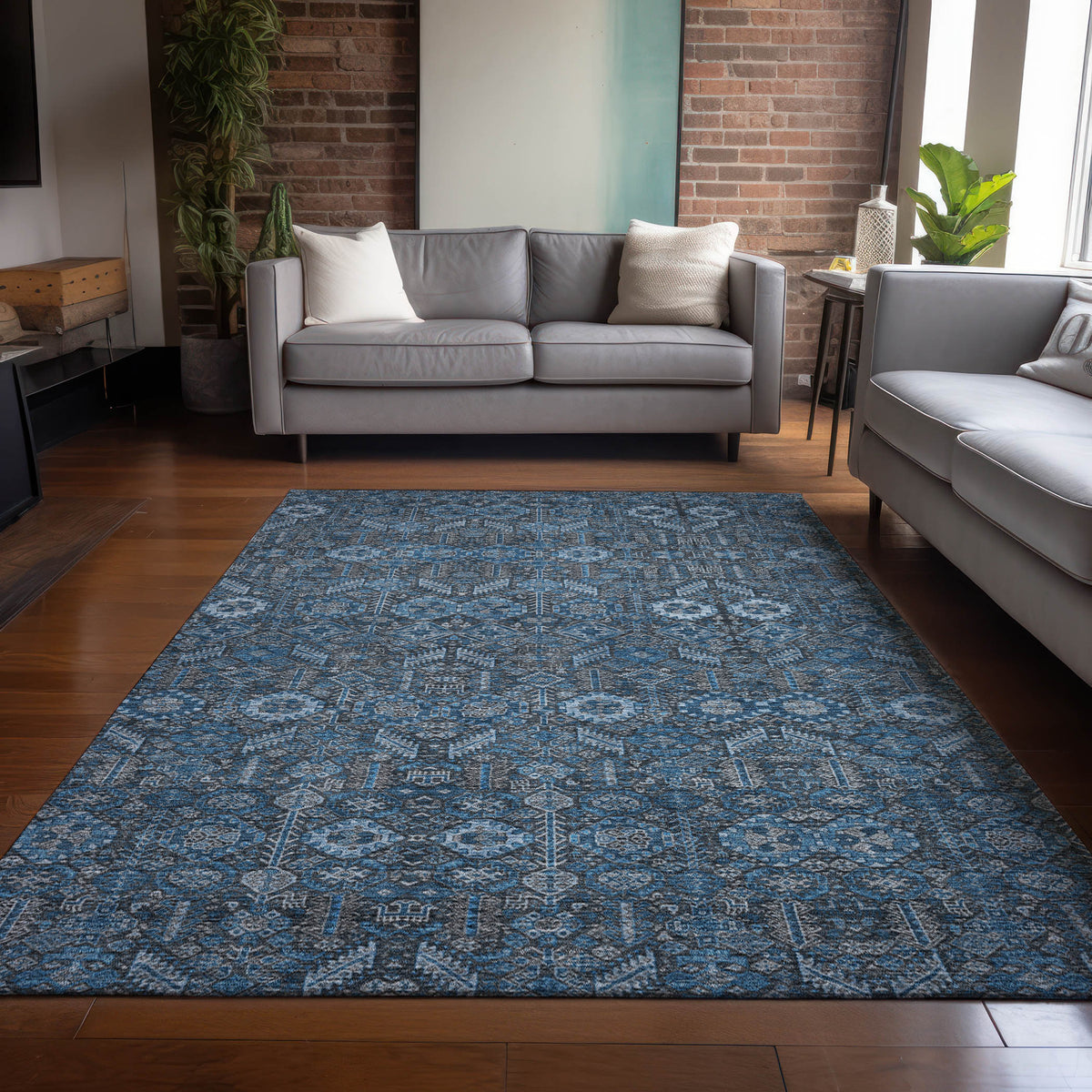 Chantille ACN574 Blue Rug