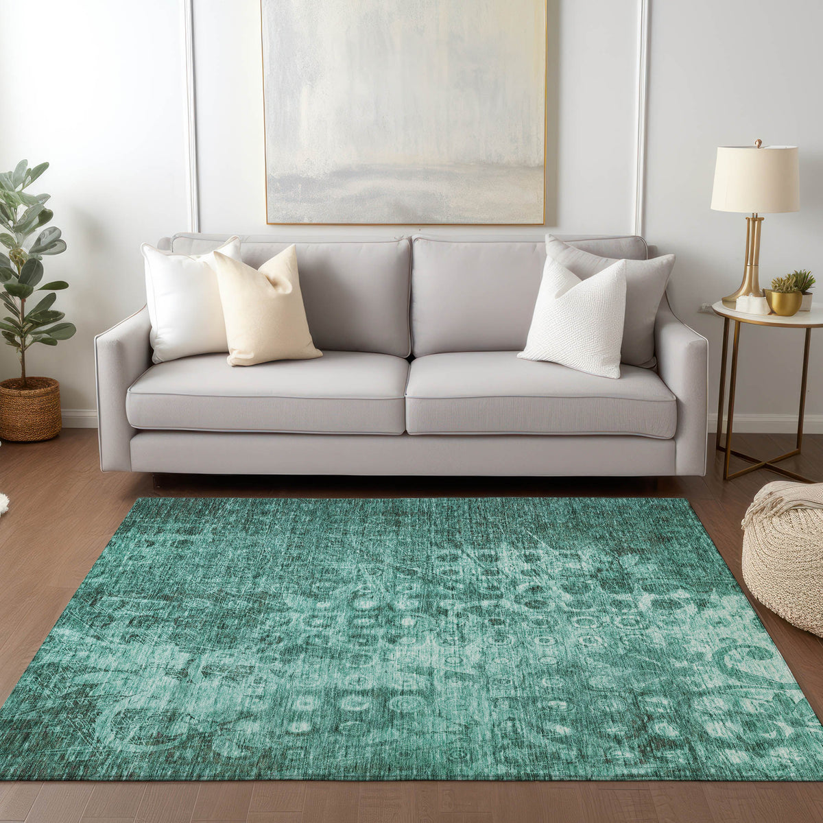Chantille ACN577 Teal Rug
