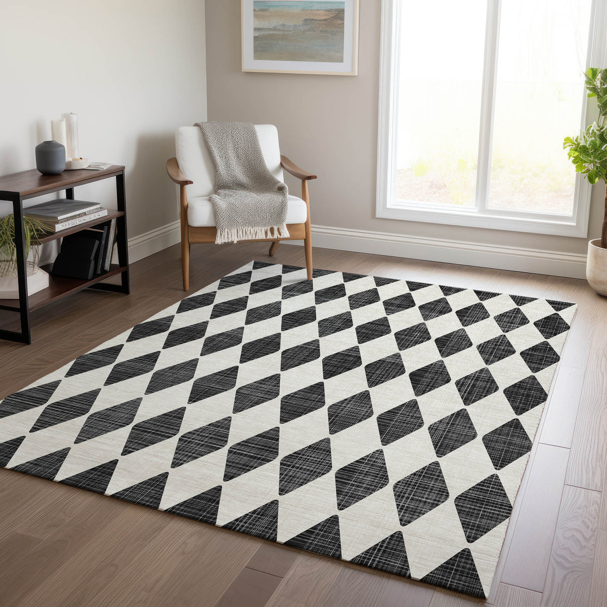 Chantille ACN578 Black Rug