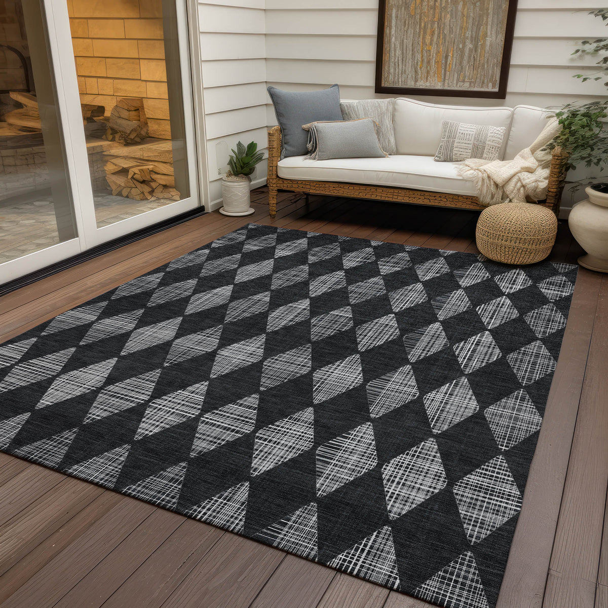 Chantille ACN578 Charcoal Rug