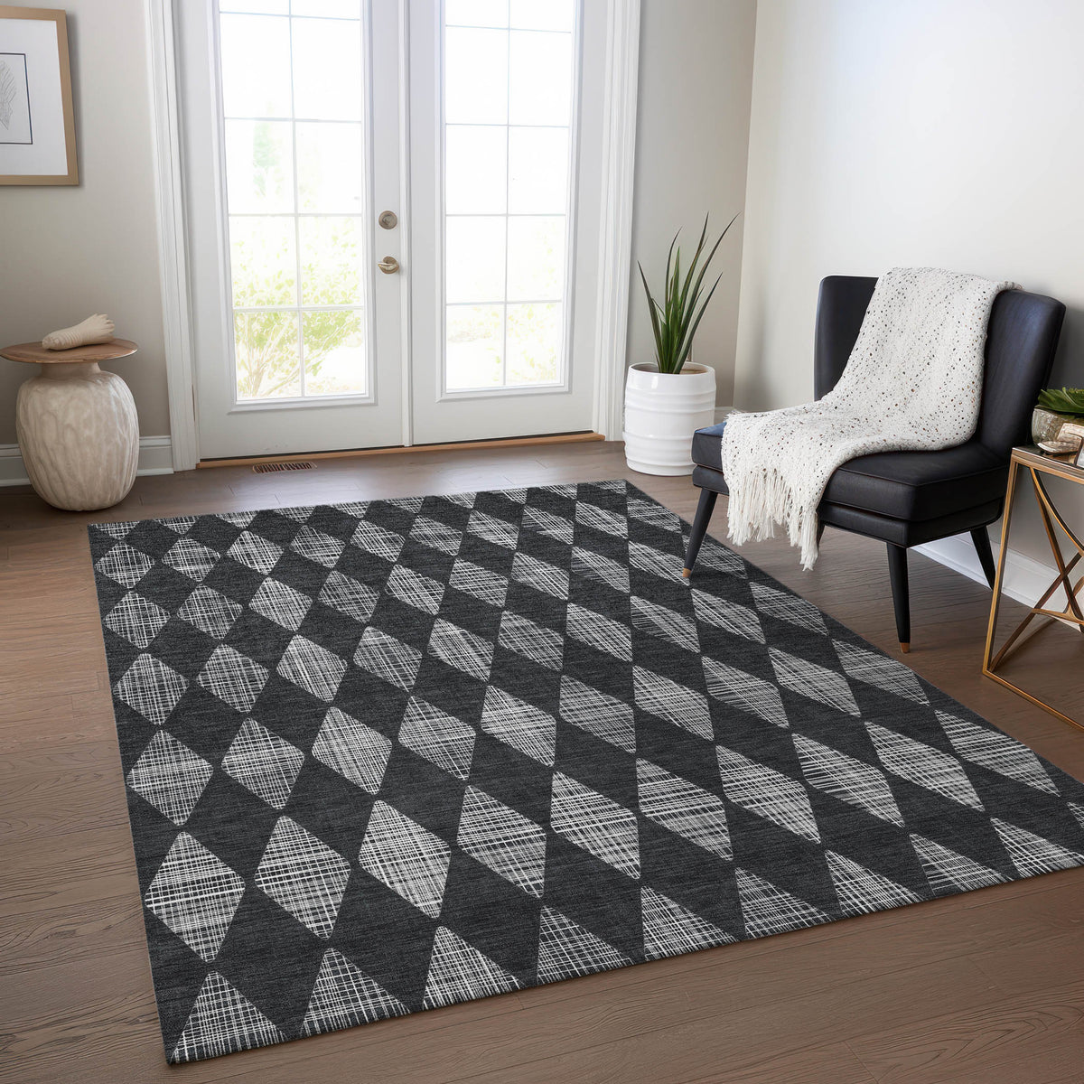 Chantille ACN578 Charcoal Rug