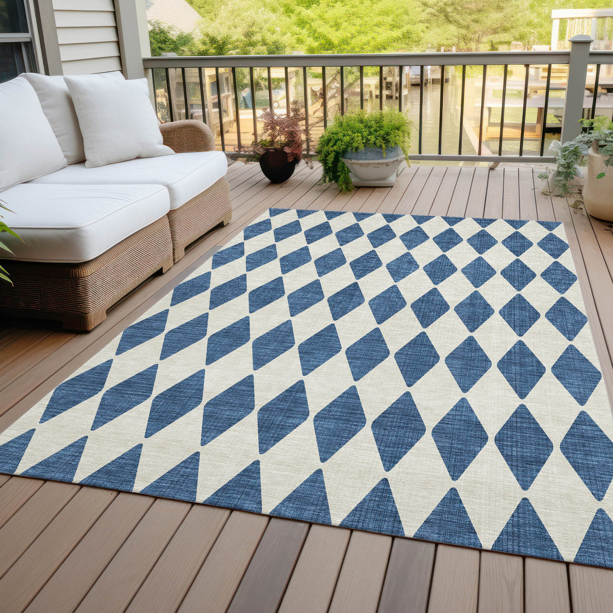 Chantille ACN578 Navy Rug
