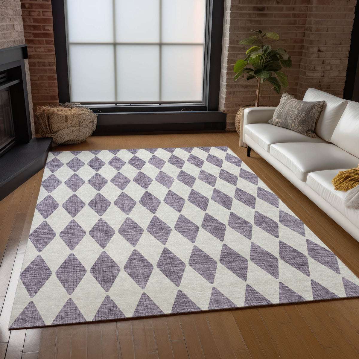Chantille ACN578 Purple Rug