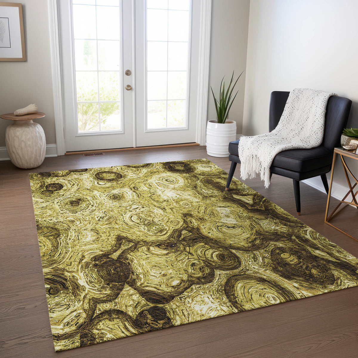 Chantille ACN579 Gold Rug