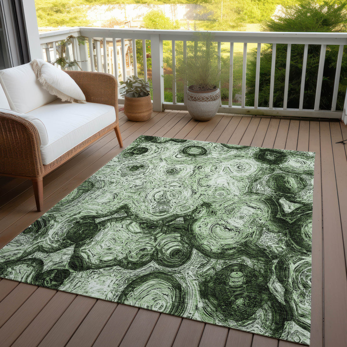 Chantille ACN579 Green Rug